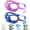 Deep Blue Red & Purple Rose Red, variant on Vvinca Swim Goggles with Nose Cover, 2 Pack Wide View Diving Mask Anti-Fog UV No Leak Toddlers Swimming Goggles for Kids 3-14