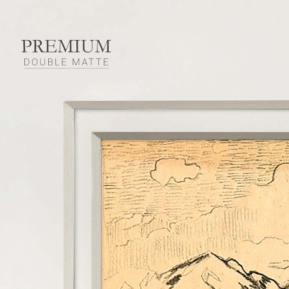 Hatched Horizon IIPremium Framed Print