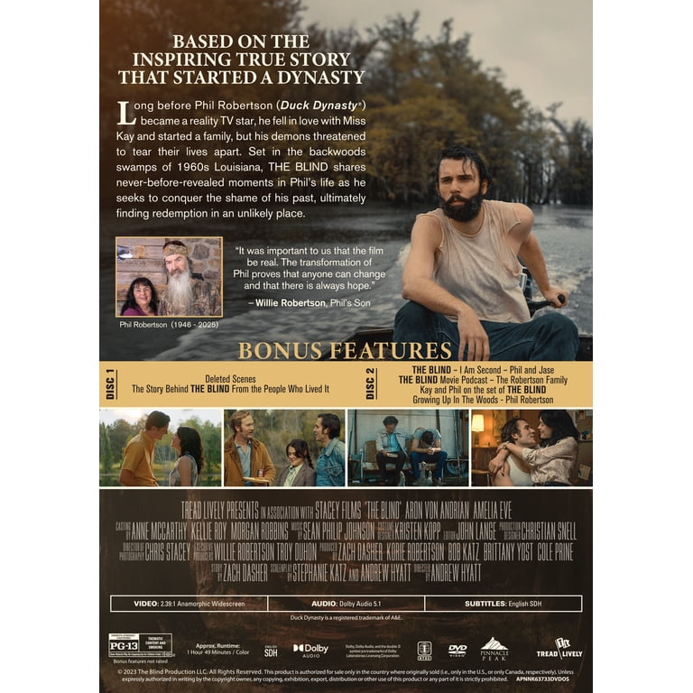 Blind: The Phil Robertson Memorial Edition (DVD) Pinnacle Peak, Drama -  Walmart.com