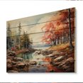 thumbnail image 2 of Designart "National Park Forest Acadia wall art I" Landscapes Print on Natural Pine Wood, 2 of 5