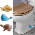 thumbnail image 2 of Hyasfey 1/2Pcs Toilet Bolt Covers Frog Fish Bird Resin Caps Solve Rusty Bolt Troubles Easy Installation Decorative Bolt Caps for Bathroom, 2 of 8