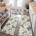 thumbnail image 2 of Pioneer Flower Floral Print Pattern Kitchen Rugs Sets Of 3,Kitchen Runner Rugs Non Skid Washable,Decorative Kitchen Floor Mats for Kitchen,Sink,Laundry,17"x30"+ 17"x47" + 17"x59", 2 of 6