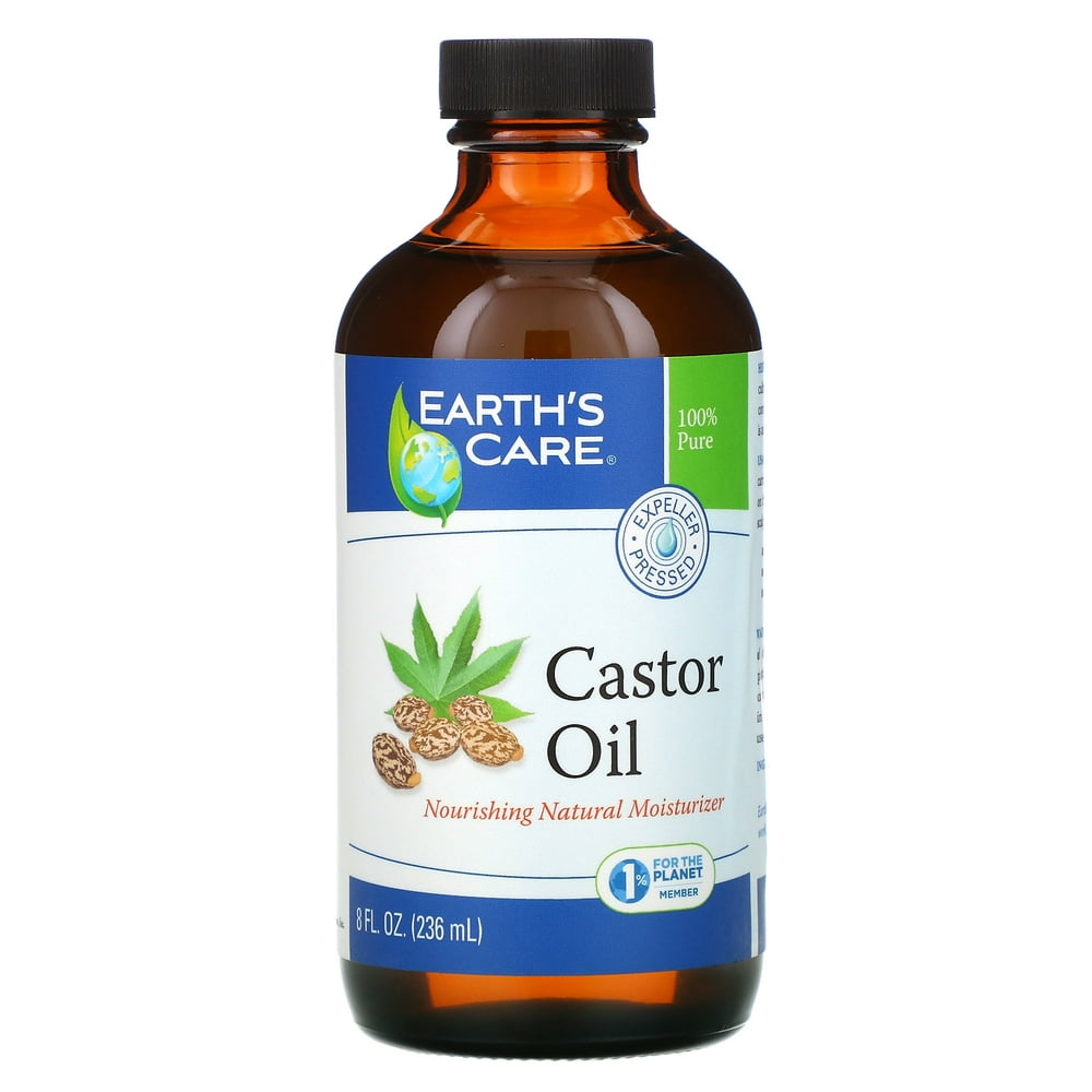 Earth's Care Castor Oil, 8 fl oz (236 ml)