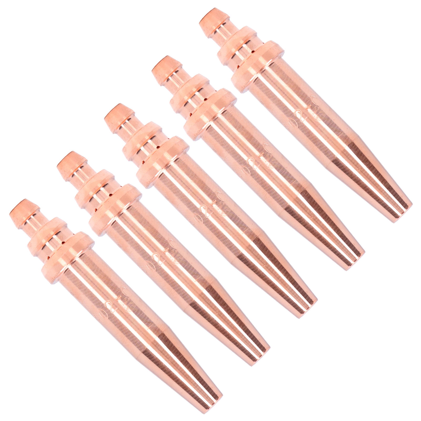 5Pcs G02-1 Acetylene Cutting Torch Tips Isobaric Cutting Tips Copper Cutting Nozzles Torch Consumables 