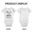 thumbnail image 3 of Sent with A Kiss from My Auntie in Heaven Funny Baby Boy Girl Bodysuits Unisex, 3 of 5