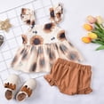 thumbnail image 3 of Mercatoo Baby Shorts I𝐧fant Tops Girls Outfits Sunflower Print Set Dress Girls Outfits&Set Baby Girl Outfits, 3 of 9
