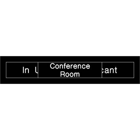en303bk national marker engraved conference room in use vacant sign