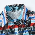 thumbnail image 7 of Sakmal Blue Boys Kids Tops Short Sleeve Polo Beach Collared Graphic T-Shirts Childrens Tops, 7 of 7