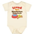 thumbnail image 3 of Inktastic Rhodesian Ridgeback Loved by a (dog Breed) Boys or Girls Baby Bodysuit, 3 of 5