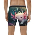 thumbnail image 4 of Salouo Whimsical Axolotl Fantasy Pattern Men's Boxer Briefs, Soft & Breathable Underwear Elastic Waistband Briefs for Men,1-Pack, 4 of 7