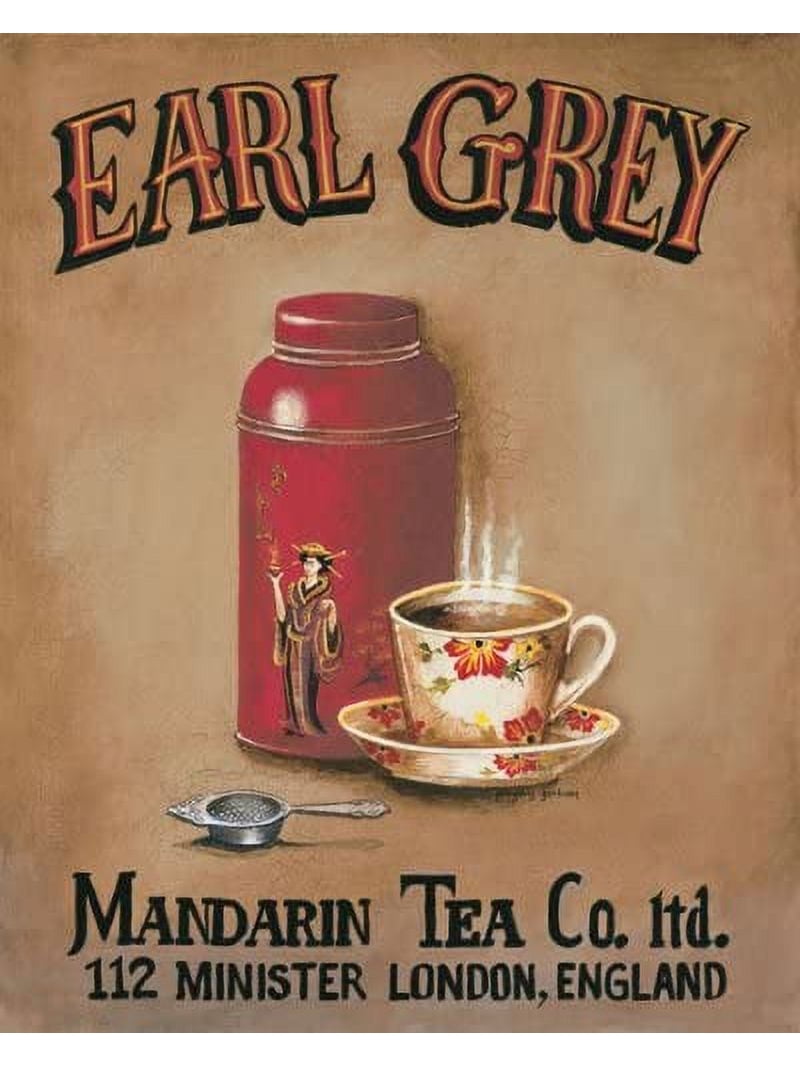Tea Time! Vintage Tea Signs; Earl Grey, English Breakfast