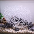thumbnail image 2 of Decoración de arrecife de coral, mini decoración de coral sintético para decoración de acuario, blanco, 11.81 x 10.23 pulgadas, 2 of 7
