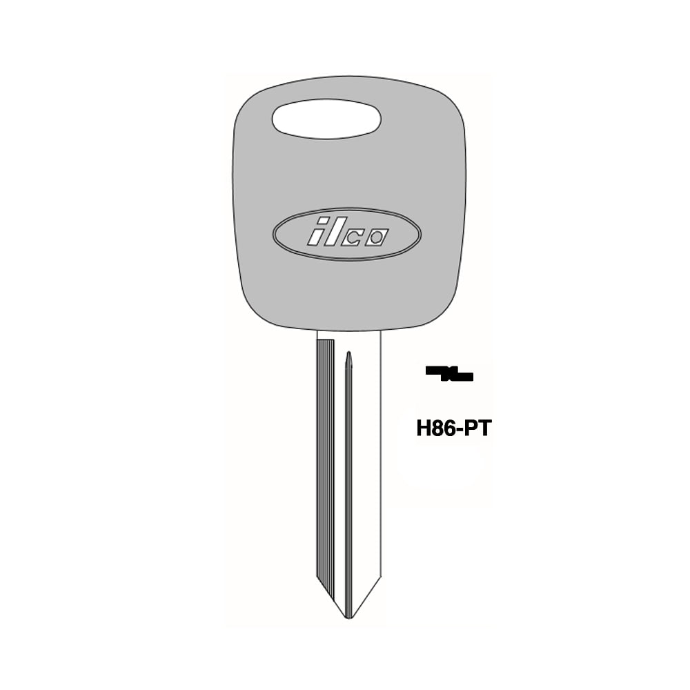 New Uncut Transponder Key Replacement for Ford 4D60 Chip H74-PT H86-PT 10 Pack