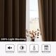 thumbnail image 2 of Cortina Joydeco Blackout de lino, 132 x 305 cm, térmica, color beige, 2 of 9