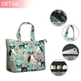 thumbnail image 2 of Boston Terrier Floral Flowers Travel Tote Bags for Women Carry On,Large Weekender Bags for Women Travel,Multi Functional Duffle Bag for Work,Shopping,Sports, 2 of 5