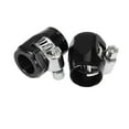 thumbnail image 5 of 2pcs AN6 Hex Black Car Hose Finisher Clamp Adapter Line End Cover Connector, 5 of 6