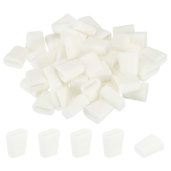 REGALWOVEN Kitchen Sink Rack Feet, Rubber Rack Bottom Protective Replacement White