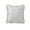 White & Beige, variant on My Texas House 18" x 18" White/Beige Floral Toile Pleated Decorative Pillow