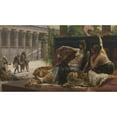 thumbnail image 2 of Alexandre Cabanel 24x15 Black Ornate Framed Double Matted Museum Art Print Titled: Cleopatra Testing Poisons on Condemned Prisoners (1887), 2 of 5