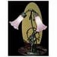 thumbnail image 2 of Meyda Tiffany 17858 17" H Trellis Girl Lily Pink 2 Light Accent Lamp - Pink, 2 of 2