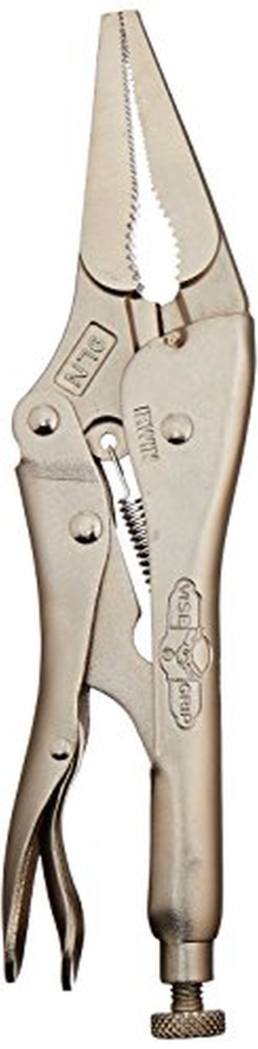 Wright Tool 9V9LN Long Nose Locking Pliers, with wire cutter 9"