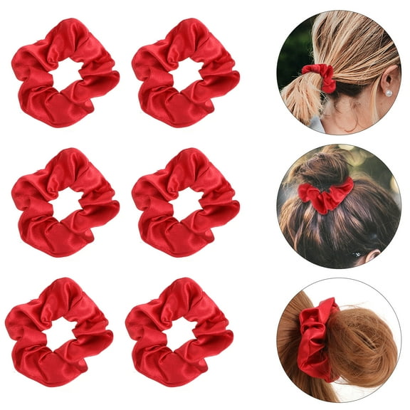 LULULION 10Pcs Cute Scrunchies for Girls Hair Ties for Festive Atmosphere Events