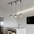 thumbnail image 6 of Kiven H Track Pendant Lightning,Adjustable Cord Length,Industrial H Track Lighting Pendant Lights with Iron Shade, 3 Lights, 6 of 7