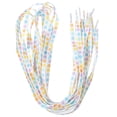 thumbnail image 1 of 4 Pairs Double Printed Flower Shoelaces Lace-up Shoes Laces Accessory (120cm), 1 of 6
