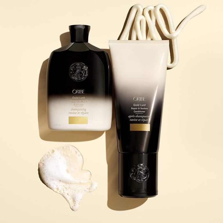 Oribe Gold Lust Shampoo 8.5 oz, Conditioner 6.8 oz, Repair and