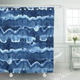 thumbnail image 1 of ABPHQTO Patrón Tie Dye de Color Índigo sobre Cortina de Ducha de Poliéster Seda Blanca 152x180 cm ABPHQTO PKNMT60x72Shower-2288, 1 of 2