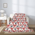 thumbnail image 2 of Sikiie Roosters Cozy Flannel Fleece Throw Blanket: Lightweight & Thick for All Seasons - Perfect for Women, Men, & Kids"40"x30", 2 of 6