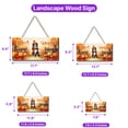 thumbnail image 5 of Happy Thanksgiving Bernese Mountain Dog Give Thanks Fall Beanie Scarf Welcome Landscape Wood Sign Berner Lover Gifts Hanging Wall Home Decor - 00020, 5 of 5