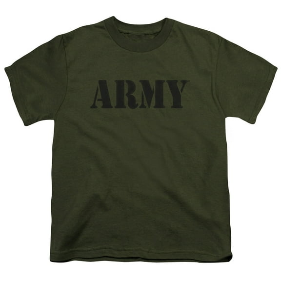 Army Army S/S Youth 18/1 T-Shirt Military Green