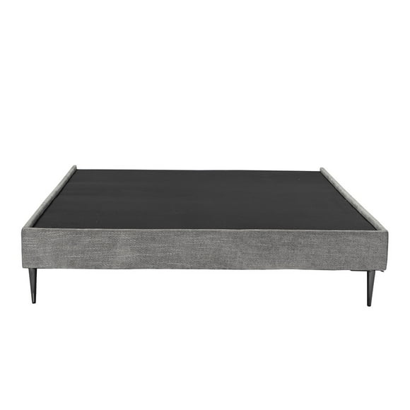 Box Base Cama Slim Individual Dicasa Gris Oscuro