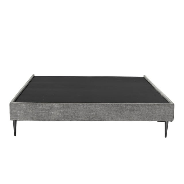 Box Base Cama Slim Queen Size Gris oscuro