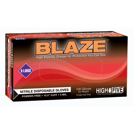 Microflex BLAZE PF NITRILE EXAM GLOVES SMALL