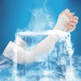 thumbnail image 3 of Yoone 1 Pair Arm Sleeves UV Protection High Elasticity Nylon Sweat Absorbing Cooling Cycling Arm Sleeves for Exercise, 3 of 7