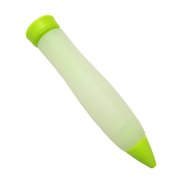 Yuarrent Bolígrafo para manga pastelera, práctico, resistente al agua, para repostería, bolígrafos para glaseado, ligero, reutilizable, lápiz de Herramientas y accesorios para hornear Verde Yuarrent HA004911-02