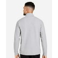 thumbnail image 3 of North End NE725 Men's Spirit Textured Quarter-Zip Pullover-PLATINUM HEATHER-4XL, 3 of 6