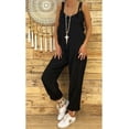 thumbnail image 3 of Pantalon Salopette Salopette Sarouel Rétro en Lin pour Femmes, 3 of 5