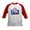 Red/White, variant on CafePress - Play Doh Keep Doh Ing Baseball Jersey - Kids Cotton Baseball Jersey, 3/4 Sleeve Shirt