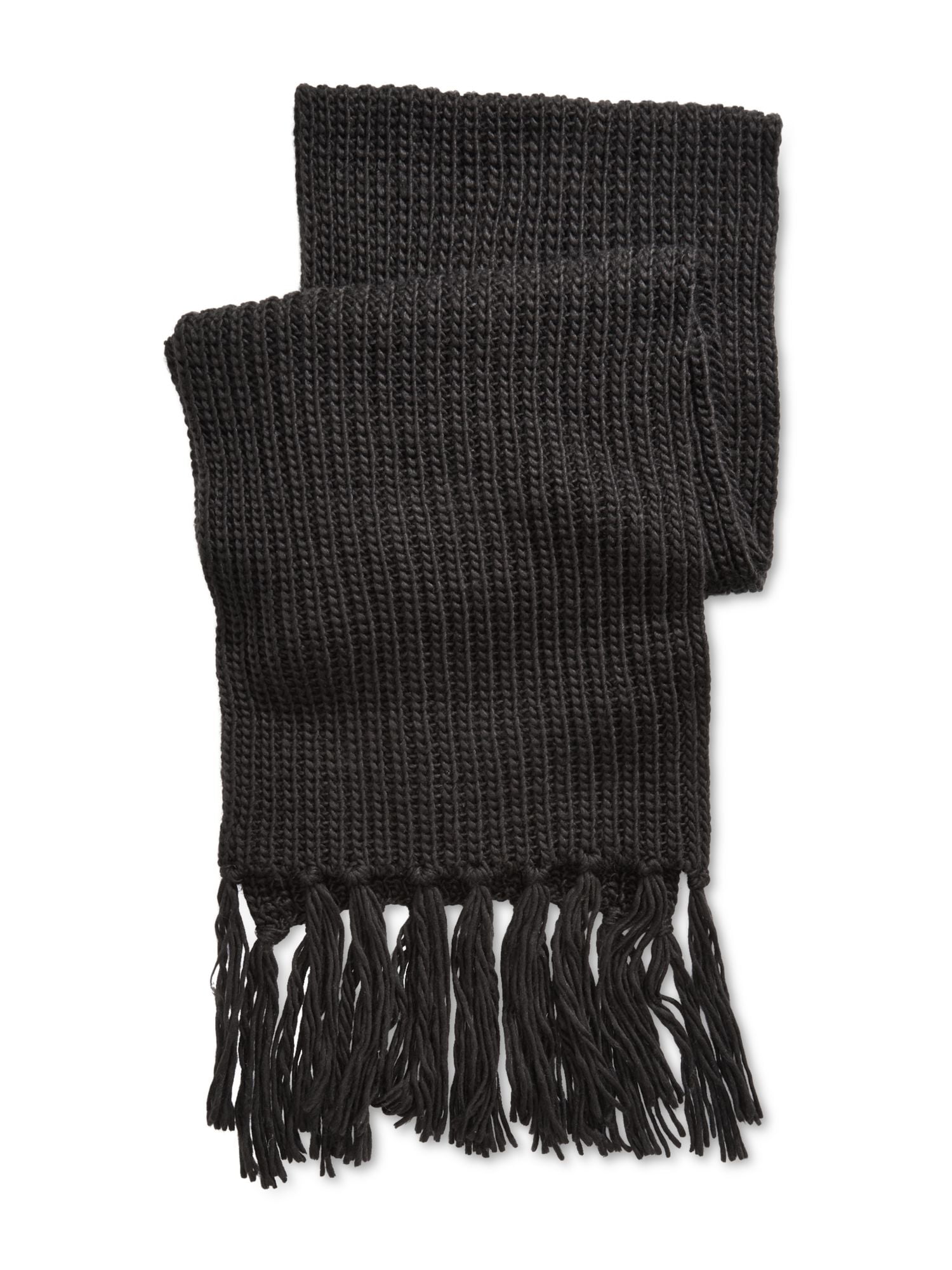 STEVE MADDEN Black Blanket Scarf