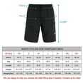 thumbnail image 4 of Santic Men's 3D Padded Mountain Bike Shorts Lightweight Cycling MTB Shorts Black XL, 4 of 6