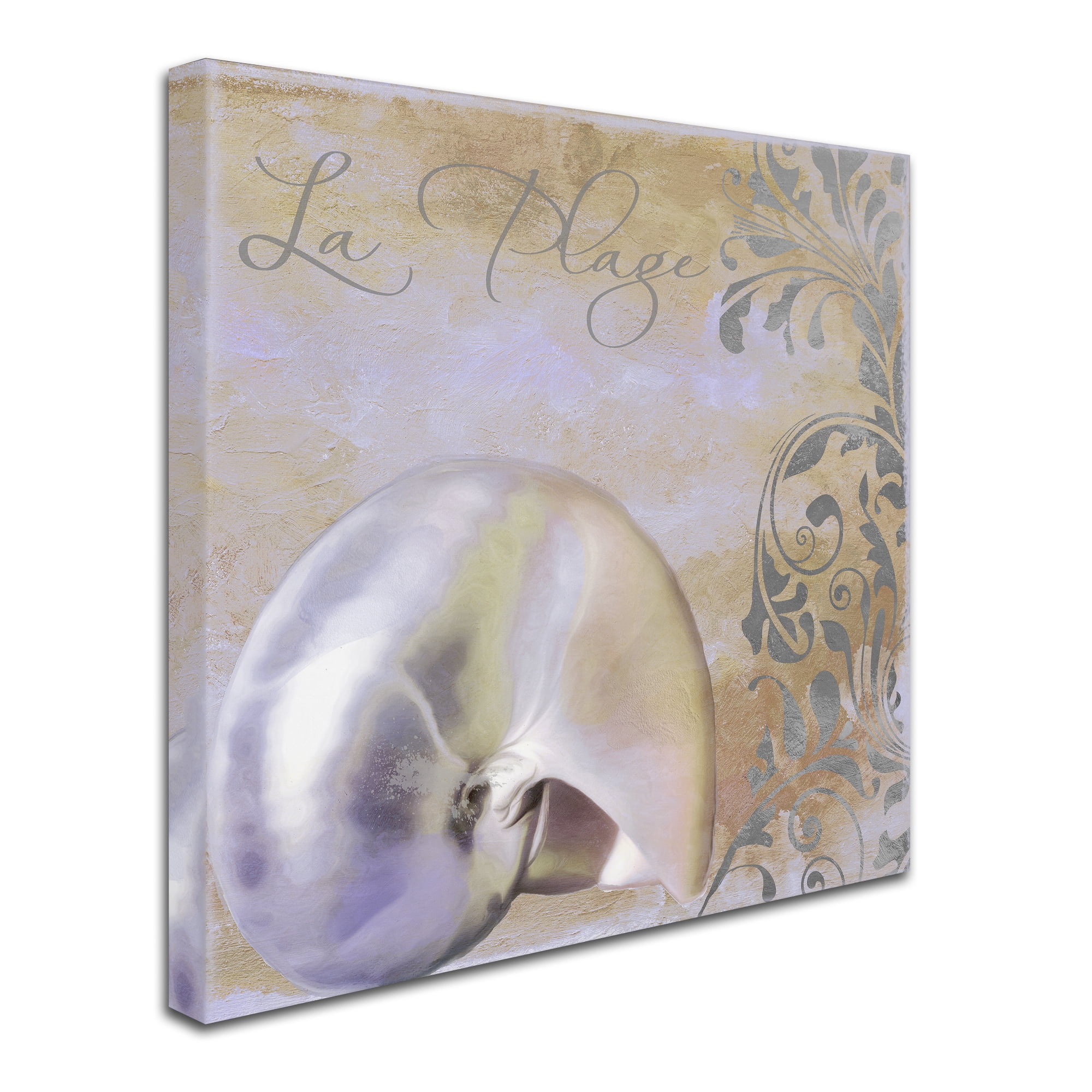 Trademark Fine Art "Painted Sea IV" Canvas Art by Color Bakery