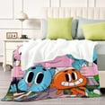 thumbnail image 4 of El Asombroso Mundo de Gumball anti-pilling, suave, ligera, esponjosa y acogedora de lujo para hogar y cocina – Perfecta para niños y adultos,80X100cm, 4 of 6