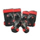 thumbnail image 2 of Rodilleras Irfora Juego de rodilleras 6 en 1 Kit protector Rodilleras Coderas Muñequeras Juego de equipo de protección Almohadillas de protección de seguridad para patineta Ciclismo Montar Irfora Rodilleras, 2 of 7