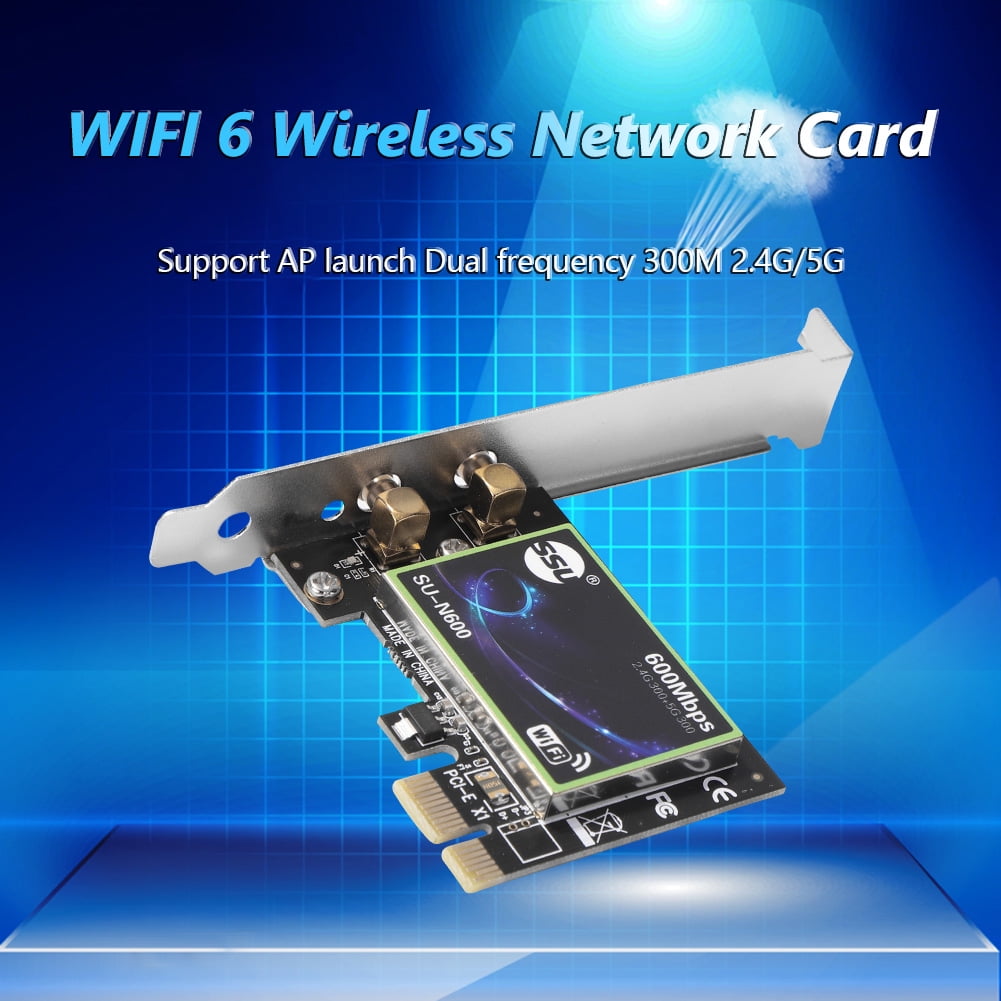 Anecdote To tell the truth Australian person Dual Band PCI-E 1X Wireless Network Card Ethernet PCI Express Wi-Fi 6 Adapter | Walmart Canada Anecdote To tell the truth Australian person Dual Band PCI-E 1X Wireless Network Card Ethernet PCI Express Wi-Fi 6 Adapter | Walmart Canada