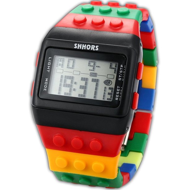 Shhors Candy Rubber Digital Stopwatch Men S Ladies Sport Watch Led092 Imported Shhors Walmart Walmart 
