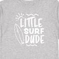 thumbnail image 4 of Inktastic Little Surf Dude with Surfboard Boys Long Sleeve Toddler T-Shirt, 4 of 5