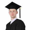thumbnail image 5 of ZenCart Graduation Cap with 2025 Tassel Unisex Adult Matte Graduation Caps for High School Bachelor Master Ceremonies, 5 of 7